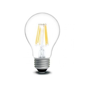 Bec leduri filament 360grade E27 6W alb cald engross
