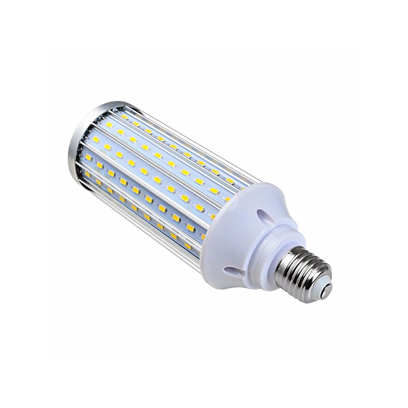 Bec 42 leduri carcasa metal fara sticla E14 10W alb cald engross