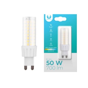 Bec leduri G9 8W alb neutru engross