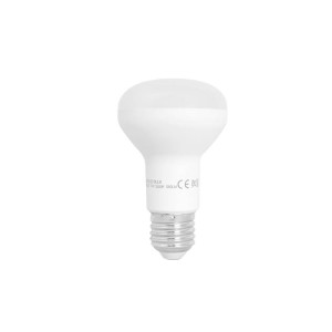 Bec leduri R63 E27 7W alb cald engross