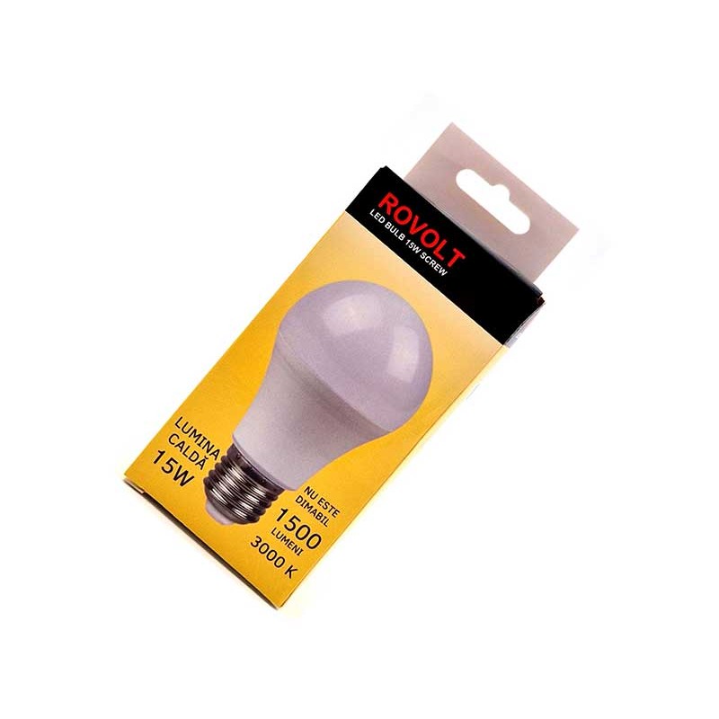 Bec leduri Rovolt 15W E27 cald engross