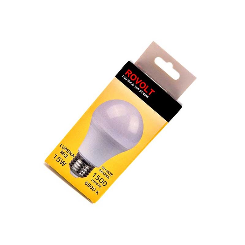Bec leduri Rovolt 15W E27 rece engross