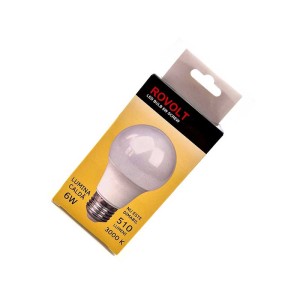 Bec leduri Rovolt 6W E27 cald engross