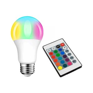 Bec led RGB 9W cu telecomanda engross
