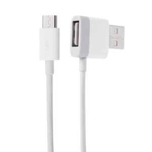 Cablu microusb cu port USB mama incorporat engross