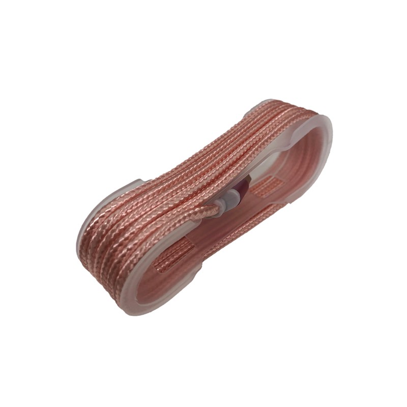 Cablu microusb textil roz engross