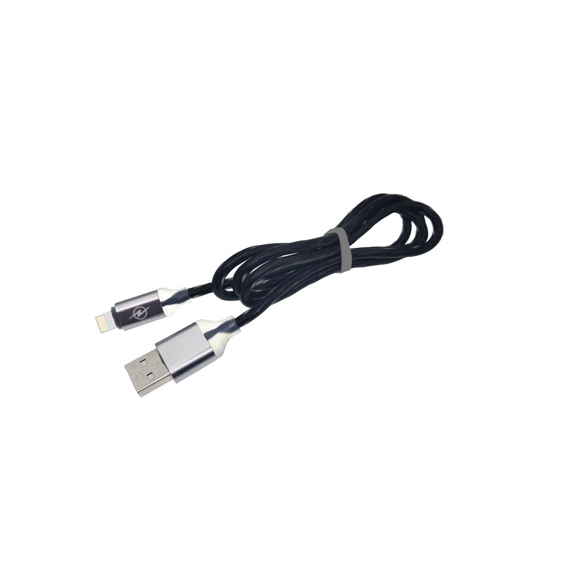 Cablu Iphone gros gumat negru engross