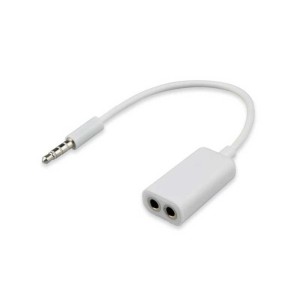Cablu adaptor jack 3,5mm 4c la 2xjack 3,5mm mama 3c engross