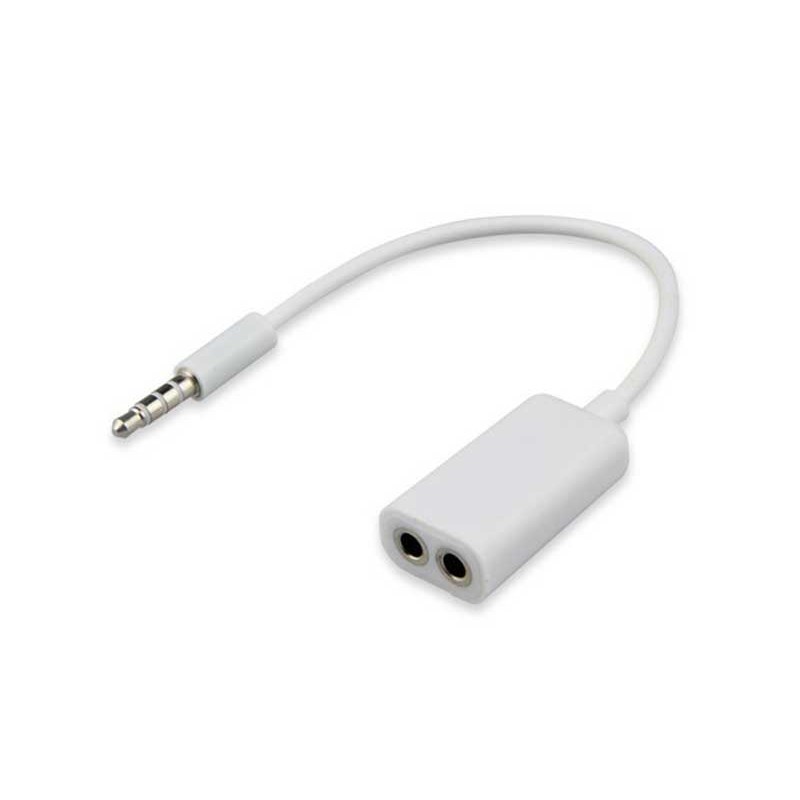 Cablu adaptor jack 3,5mm 4c la 2xjack 3,5mm mama 3c engross