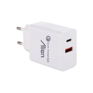 Incarcator priza 2.4A QC3.0 USB+tip C engross
