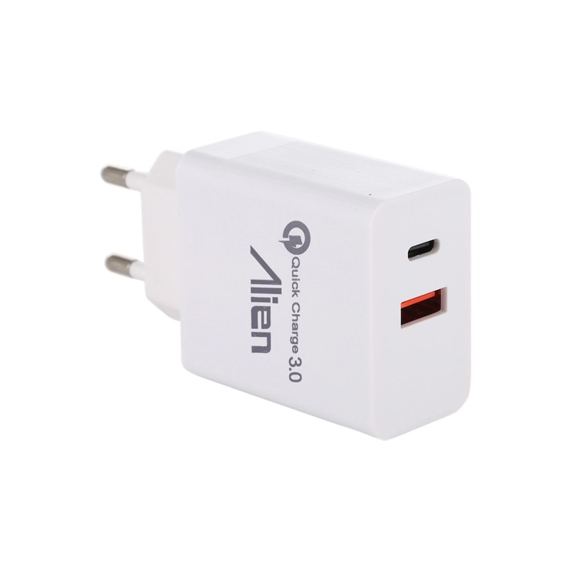 Incarcator priza 2.4A QC3.0 USB+tip C engross