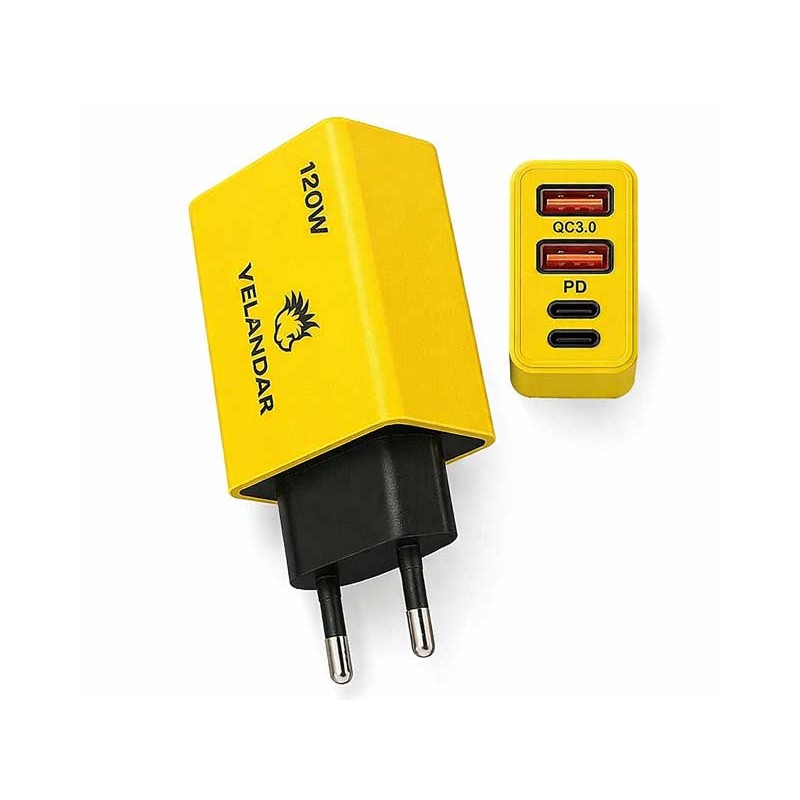 Incarcator priza QC3.0 2 x tipC+2 xUSB 120W engross