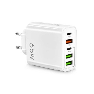 Incarcator priza QC3.0 2 x tipC+3 xUSB 65W engross