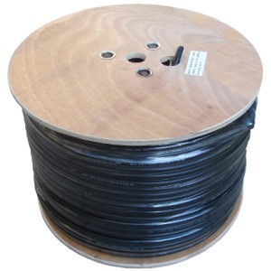 Cablu coaxial RG11 cu sufa negru rola 305m engross