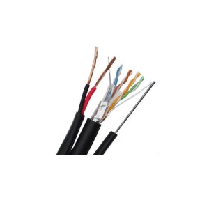 Cablu FTP Cat5e Alien 0.5mm+2x0.75mm CCA cu sufa 305m engross