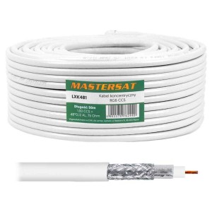 Cablu coaxial RG6 CCA 50m engross