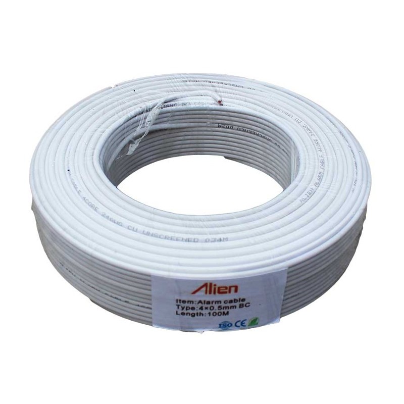 Cablu alarma 4x0,5mm Cu 100m engross