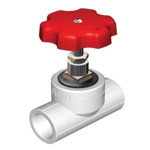 Robinet trecere cu rozeta pentru PPR de 25mm engross
