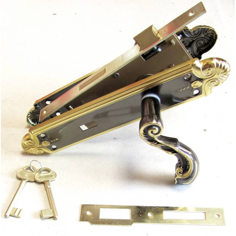 Broasca completa pe cheie galben antic de (85MMx40MM) engross