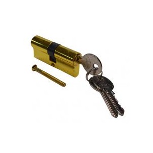 Butuc pentru usa galben de 60mm cu 5 chei engross