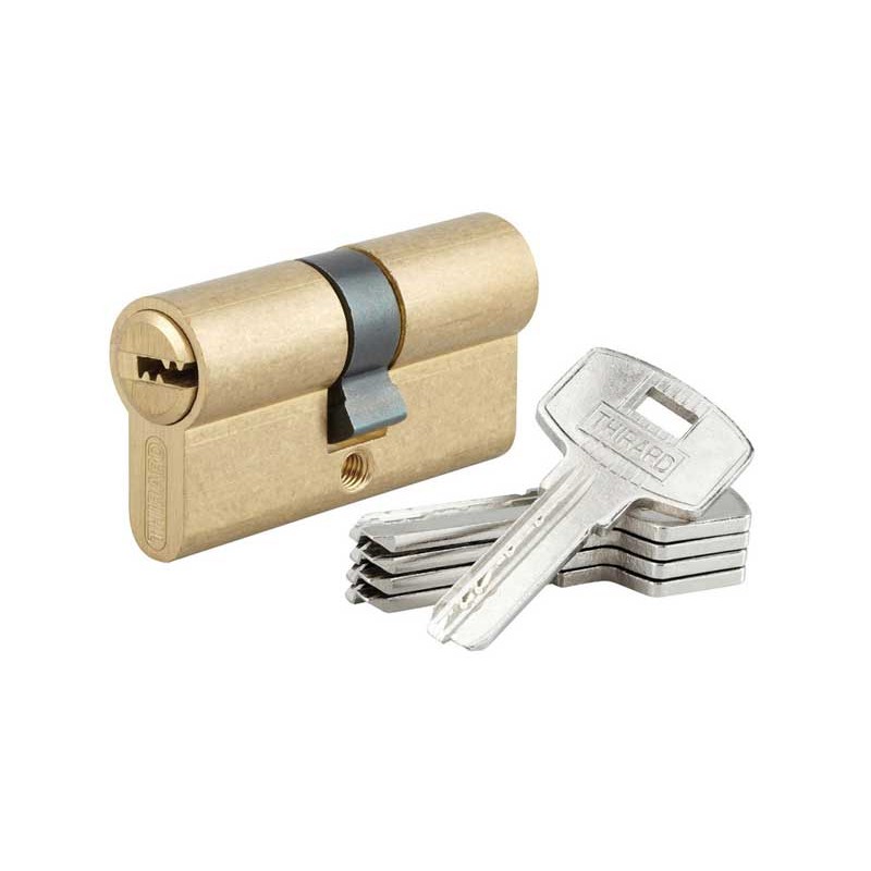 Butuc galben din bronz cu amprenta 80MM cu 5chei engross