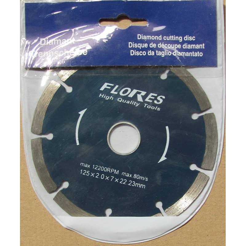 Disc diamantat intrerupt ZAY-CO de 125MM engross