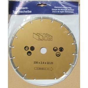 Disc diamantat intrerupt ZAY-CO de 230MM engross