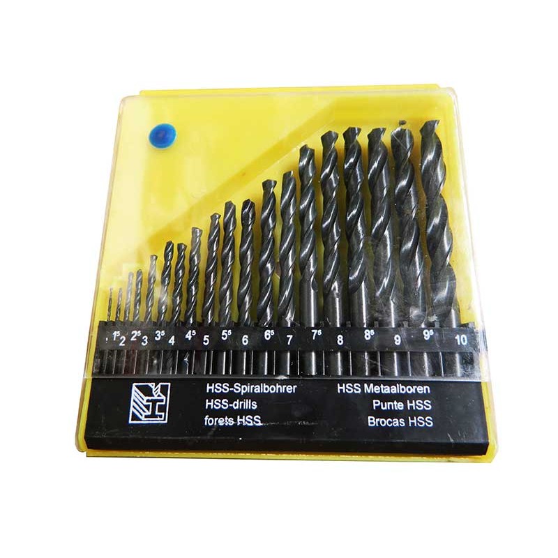 Trusa burghie metal de (1MM-10MM)-19pcs./set engross