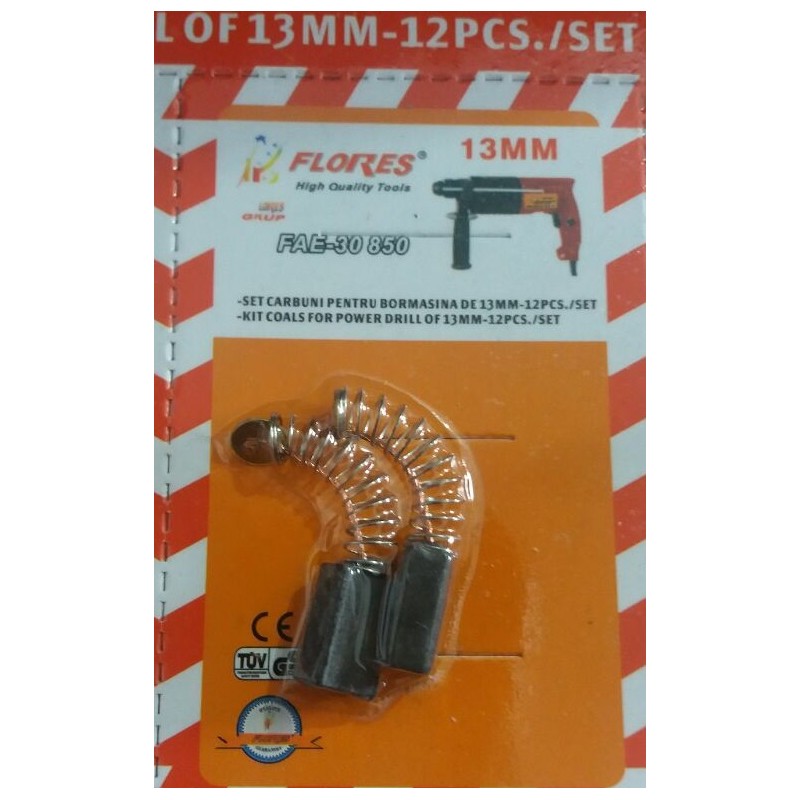 Set carbuni pentru bormasina de 13mm 12/set engross
