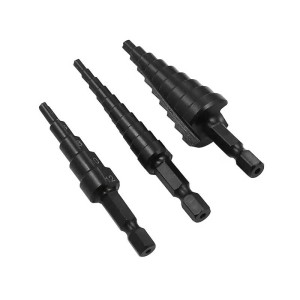 Burghiu conic gaurire metal punga 3buc engross
