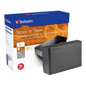 HDD extern 3,5 incl. 2000GB Verbatim engross