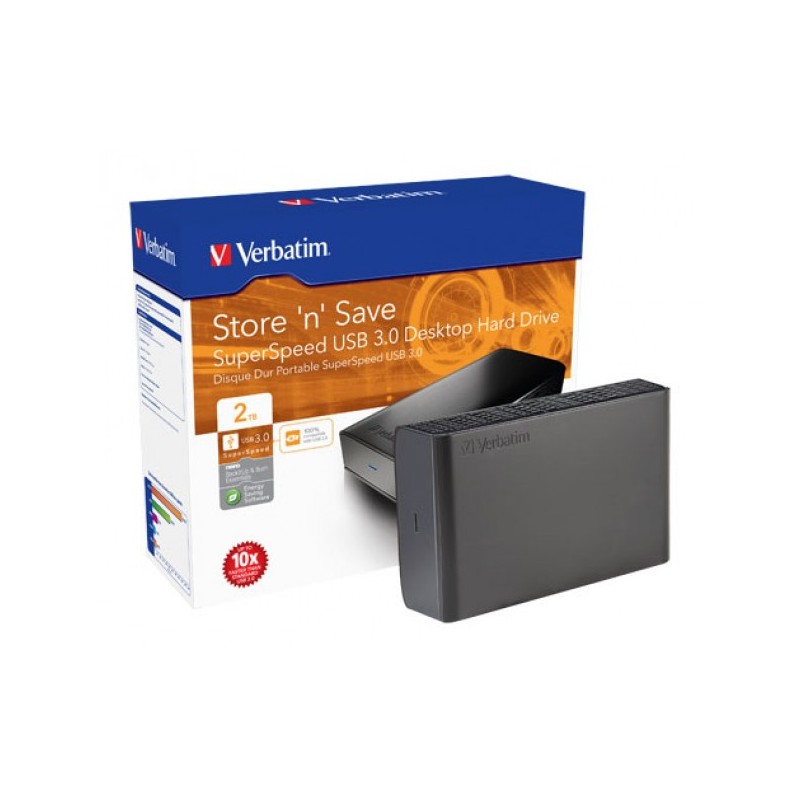 HDD extern 3,5 incl. 2000GB Verbatim engross