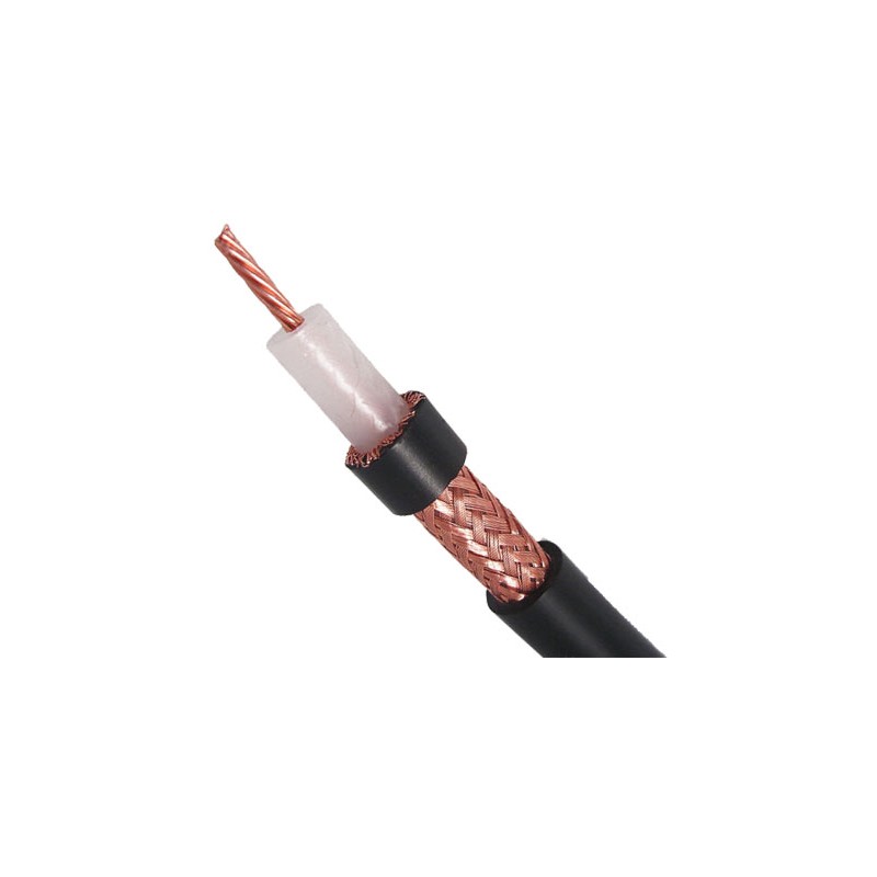 Cablu coaxial RG58 50ohm cupru pur engross