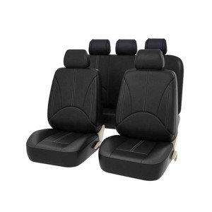 Set huse auto piele ecologica negru engross