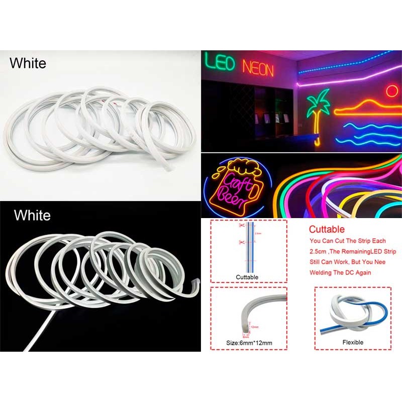 Neon decor auto 5m 12V alb engross