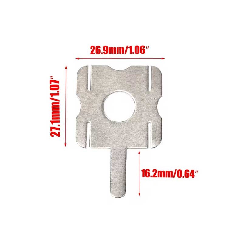 Clema nichel sudura in puncte 4x18650 engross