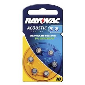 Set 6 baterii aparat auditiv Rayovac 10 engross