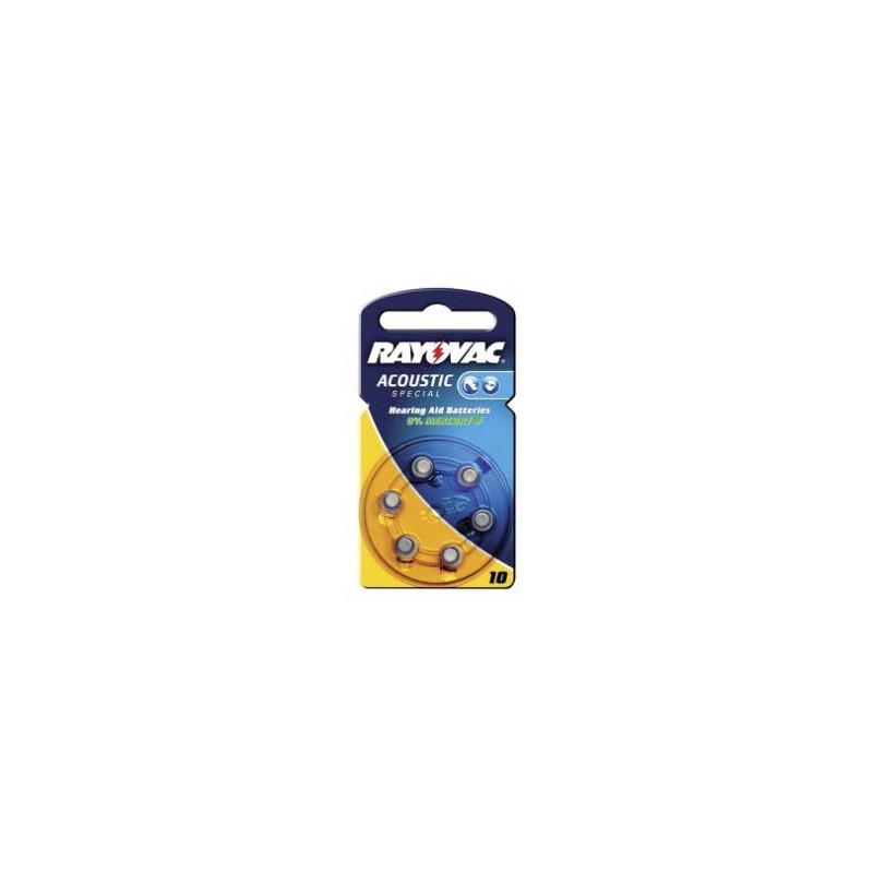 Set 6 baterii aparat auditiv Rayovac 10 engross