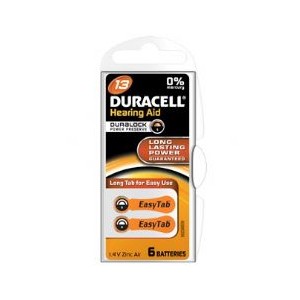 Set 6 baterii aparat auditiv 13 Duracell engross