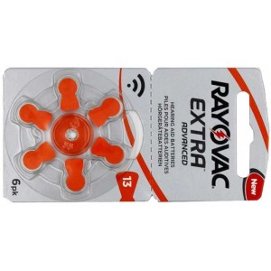 Set 6 baterii auditive Extra Advanced Rayovac 13 engross