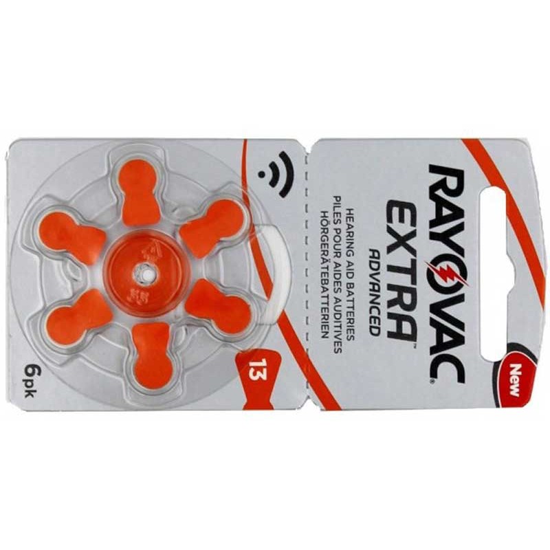 Set 6 baterii auditive Extra Advanced Rayovac 13 engross