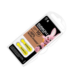 Set 6 baterii aparat auditiv Duracell 10 engross