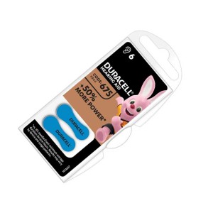 Set 6 baterii aparat auditiv Duracell 675 engross