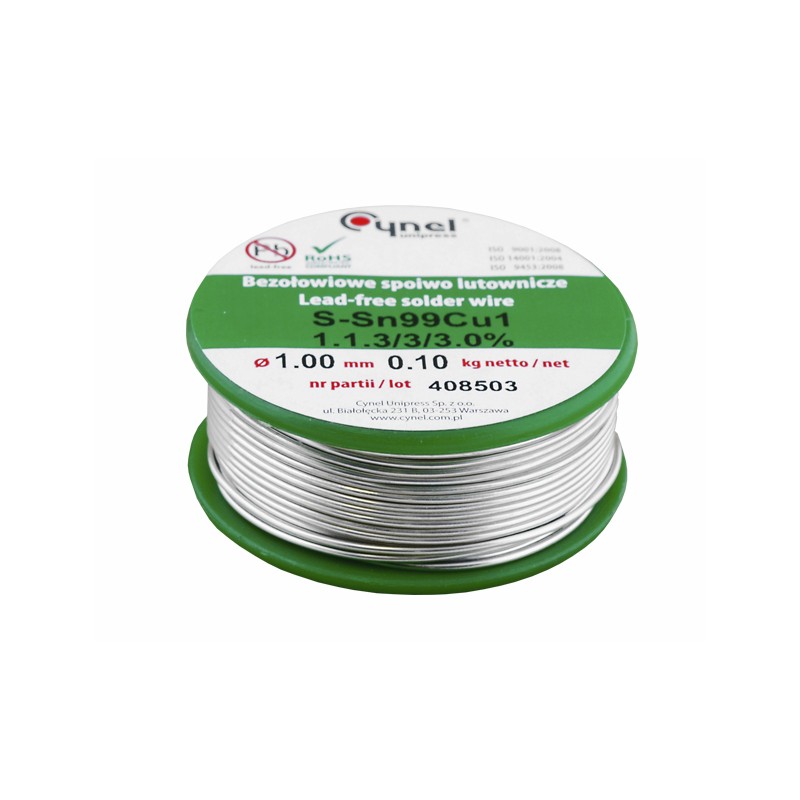 Fludor fara plumb 1mm 100gr Cynel engross