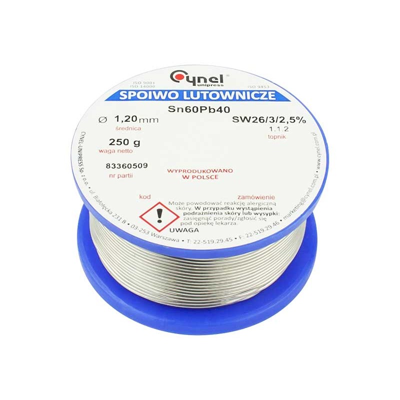 Fludor 250gr 1,2mm Cynel engross