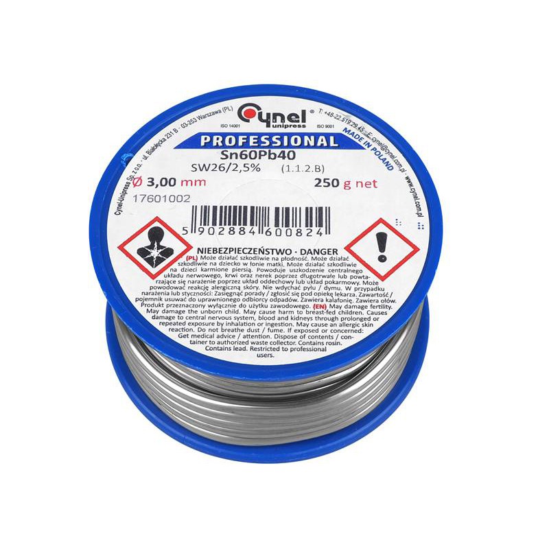 Fludor 250gr 3mm Cynel engross