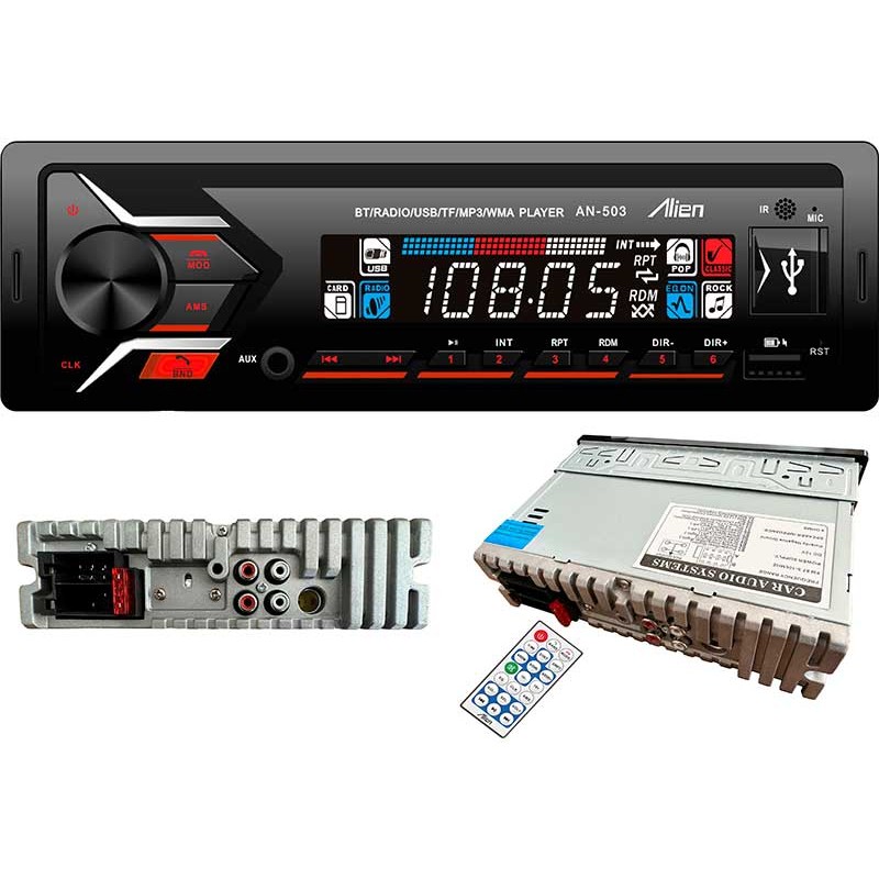 MP3 player auto TF/USB/BT si port USB incarcare AN-503 Alien engross