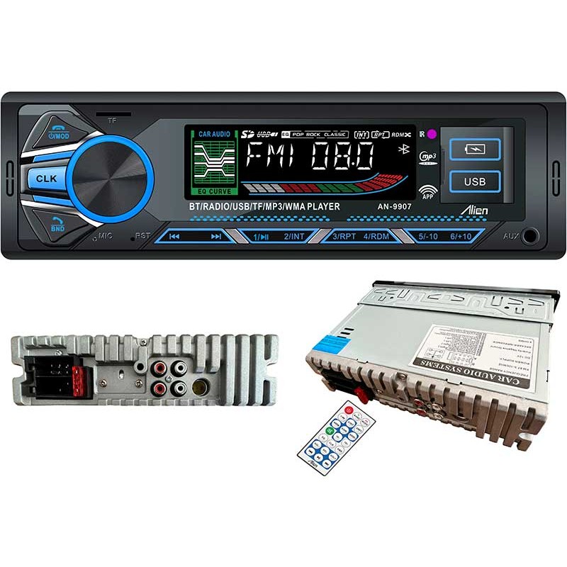 MP3 player auto TF/USB/BT si port USB incarcare AN-9907 Alien engross