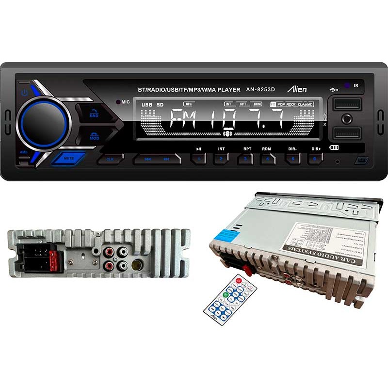 MP3 player auto TF/USB/BT fata detasabila AN- 8253D Alien engross