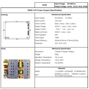 Sursa alimentare LCD GP281-150W engross